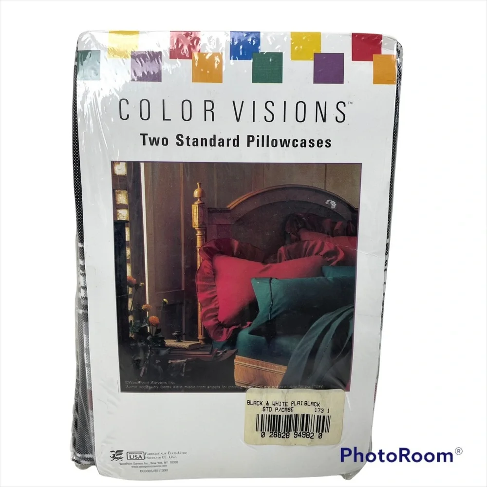 Vintage WestPoint Stevens Colorvision Plaid Pillowcases